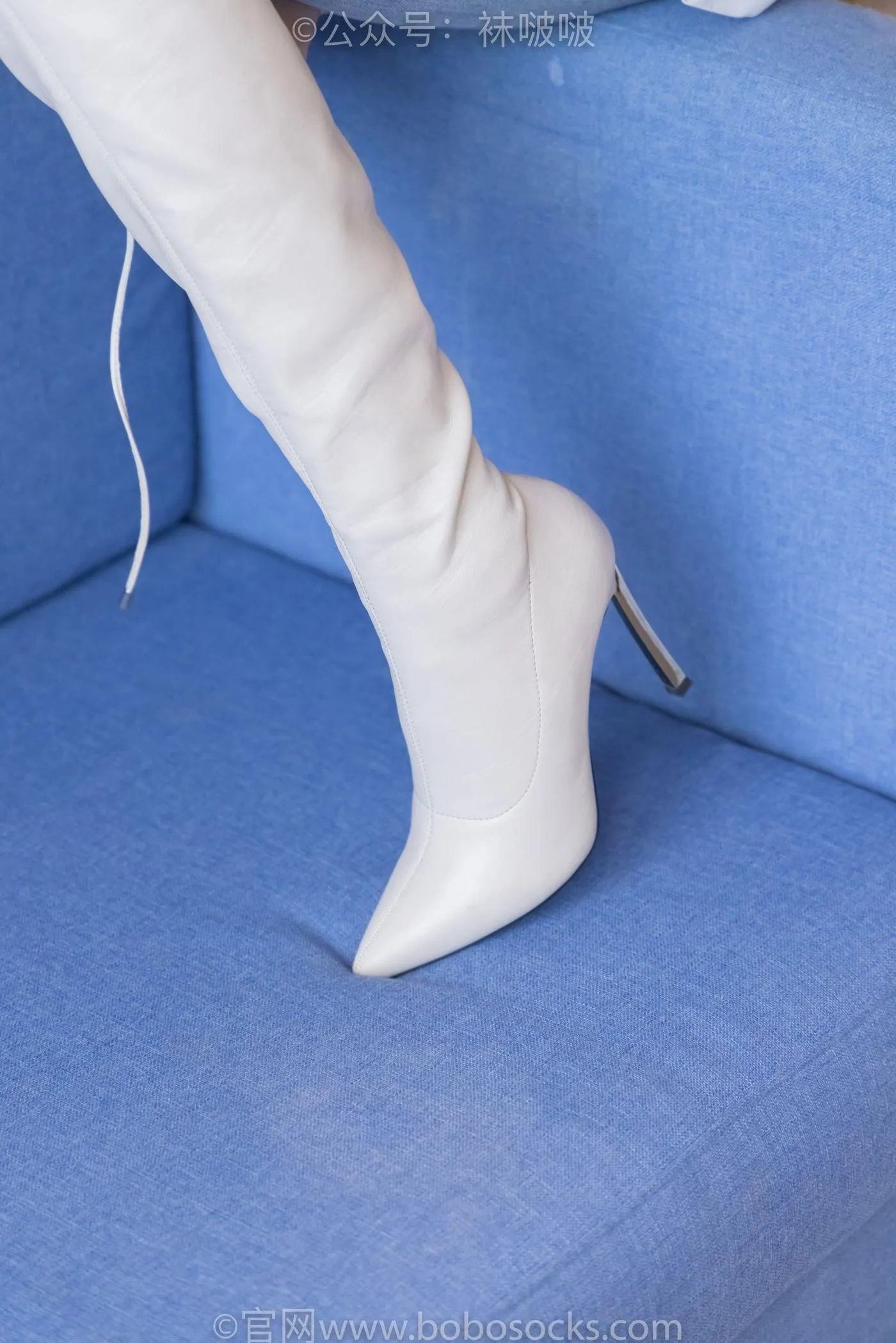 [BoBoSocks袜啵啵]NO.050 小甜豆-高跟长靴、白棉袜 [175P]插图7